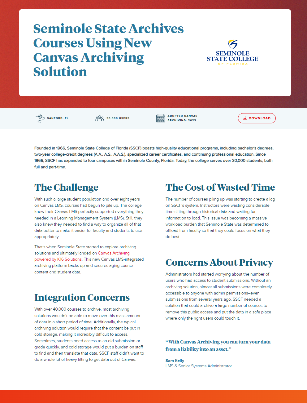 SSCF case study image